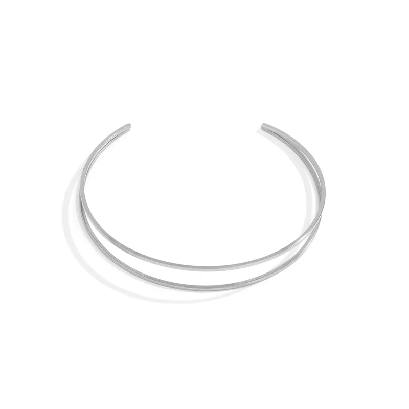 Cruz Crescent Moon Arm Cuff - Silver