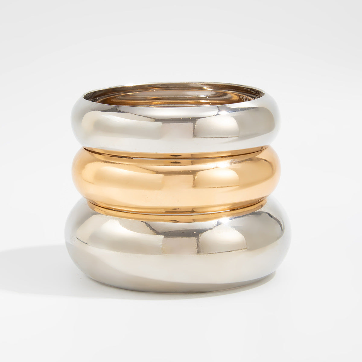Simran Irregular Bangle Set - Mixed Color Style 1 [YIZLRQMG]