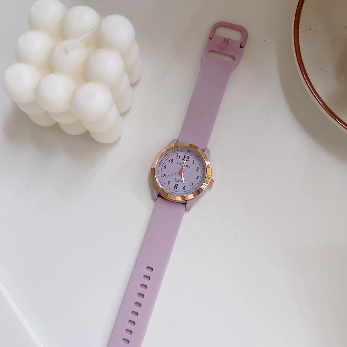 Elspeth Everyday Round Watch - Purple [XSU07A4B]