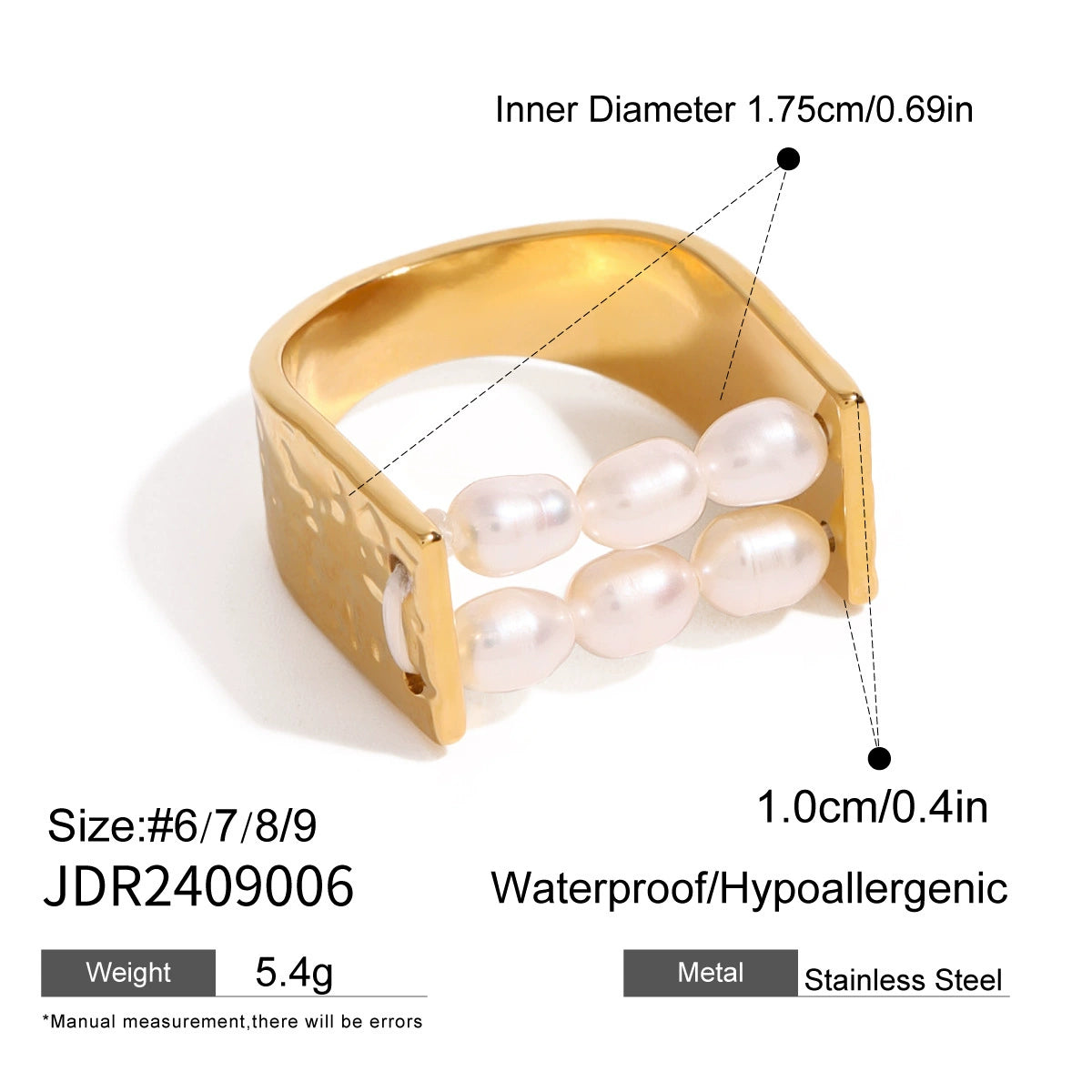 Keegan Freshwater Pearl Ring Set - JDR2409006-7 [EBCSZ5E7]