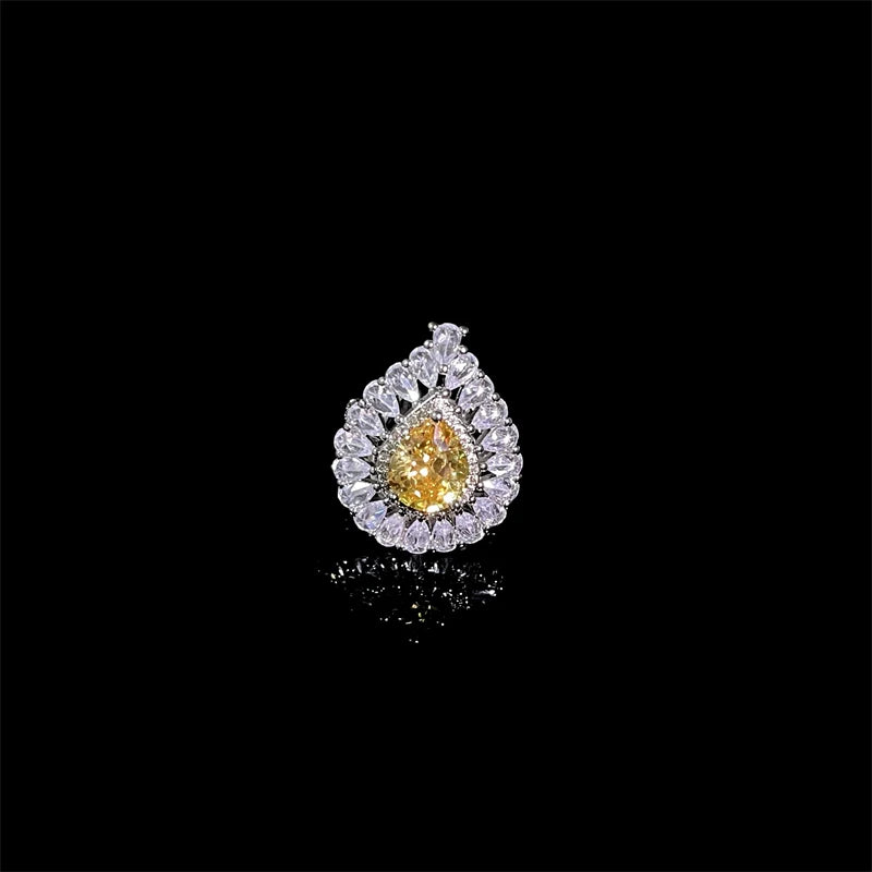 Haset Elegant Teardrop Ring - Style Five Adjustable