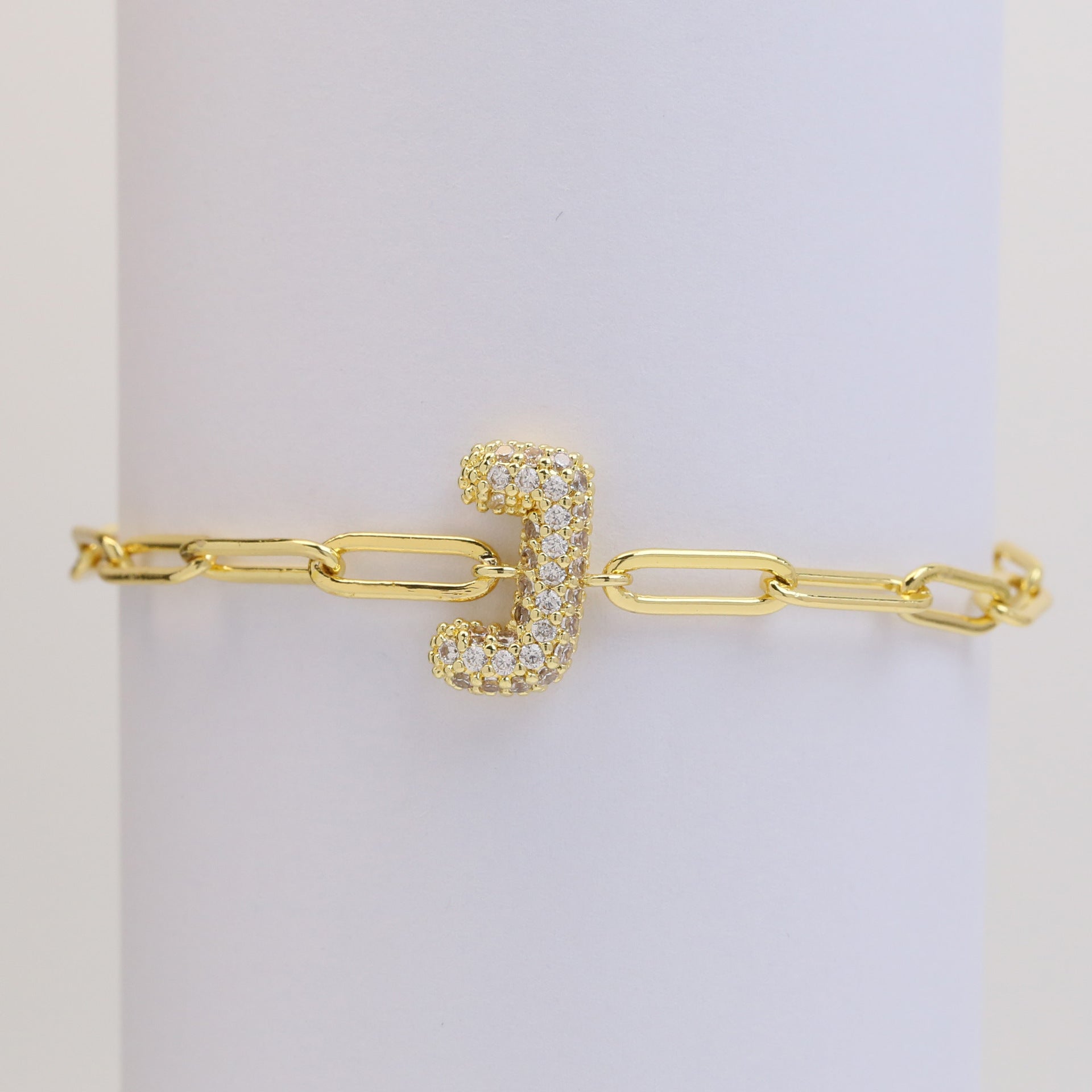 Willow Bubble Initial Bracelet - J [S87KJTBF]