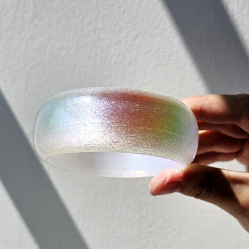 Catherine Ripple Resin Bracelet - A [TQGS0N5T]