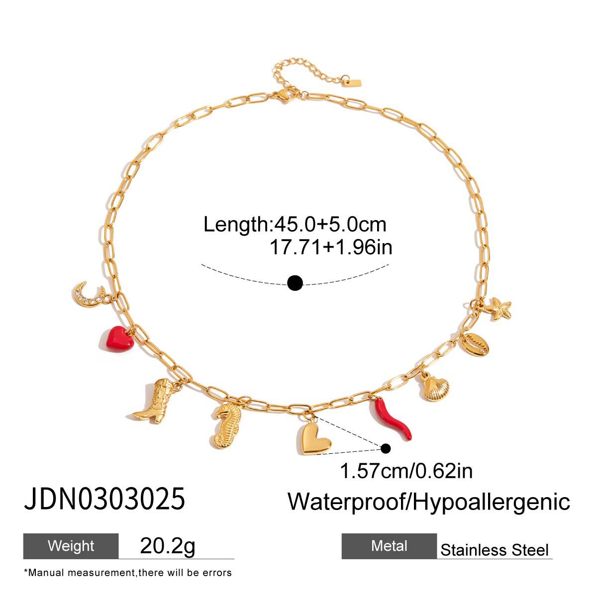 Elia Starfish Bead Necklace - JDN0303025 [JXWAN0RS]