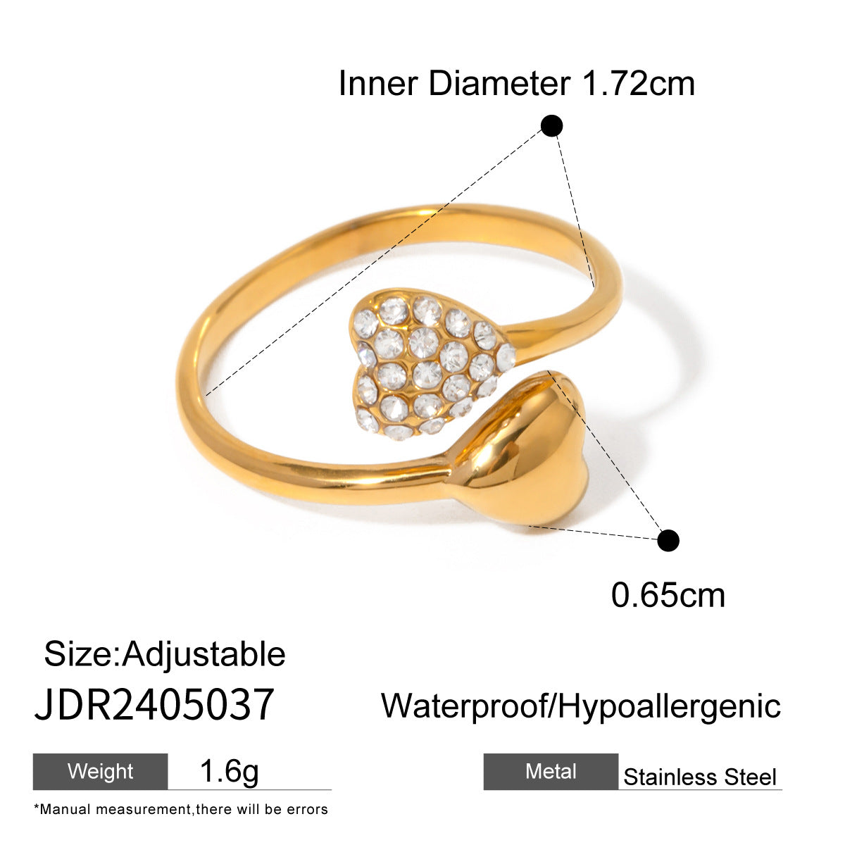 Melissa Geometric Open Ring - JDR2405037 [AG7SL2IG]