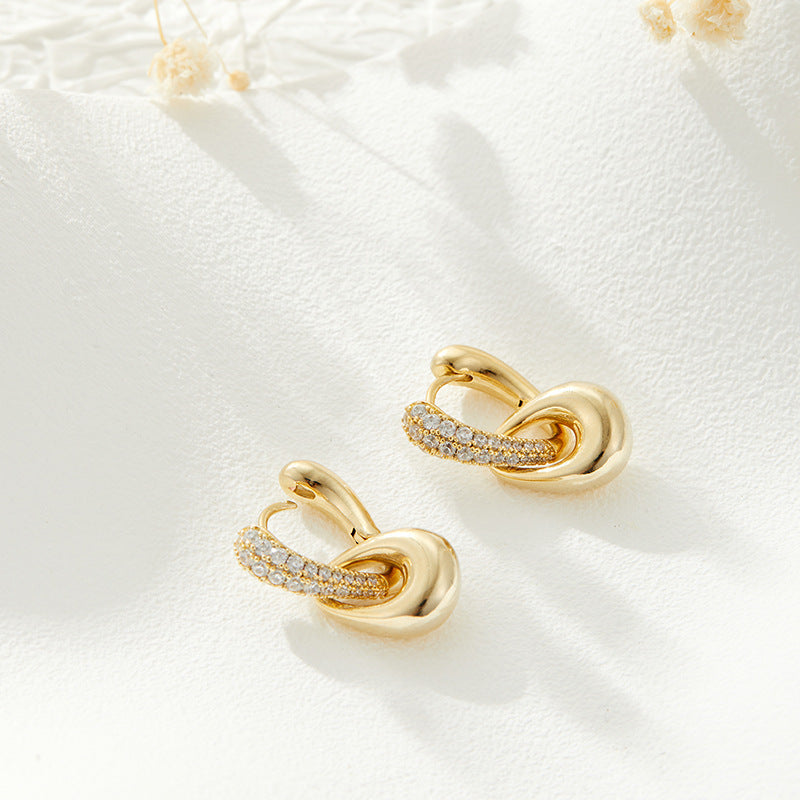 Dakoda Zircon Drop Hoops - EA14201T000 [KNEU73HP]