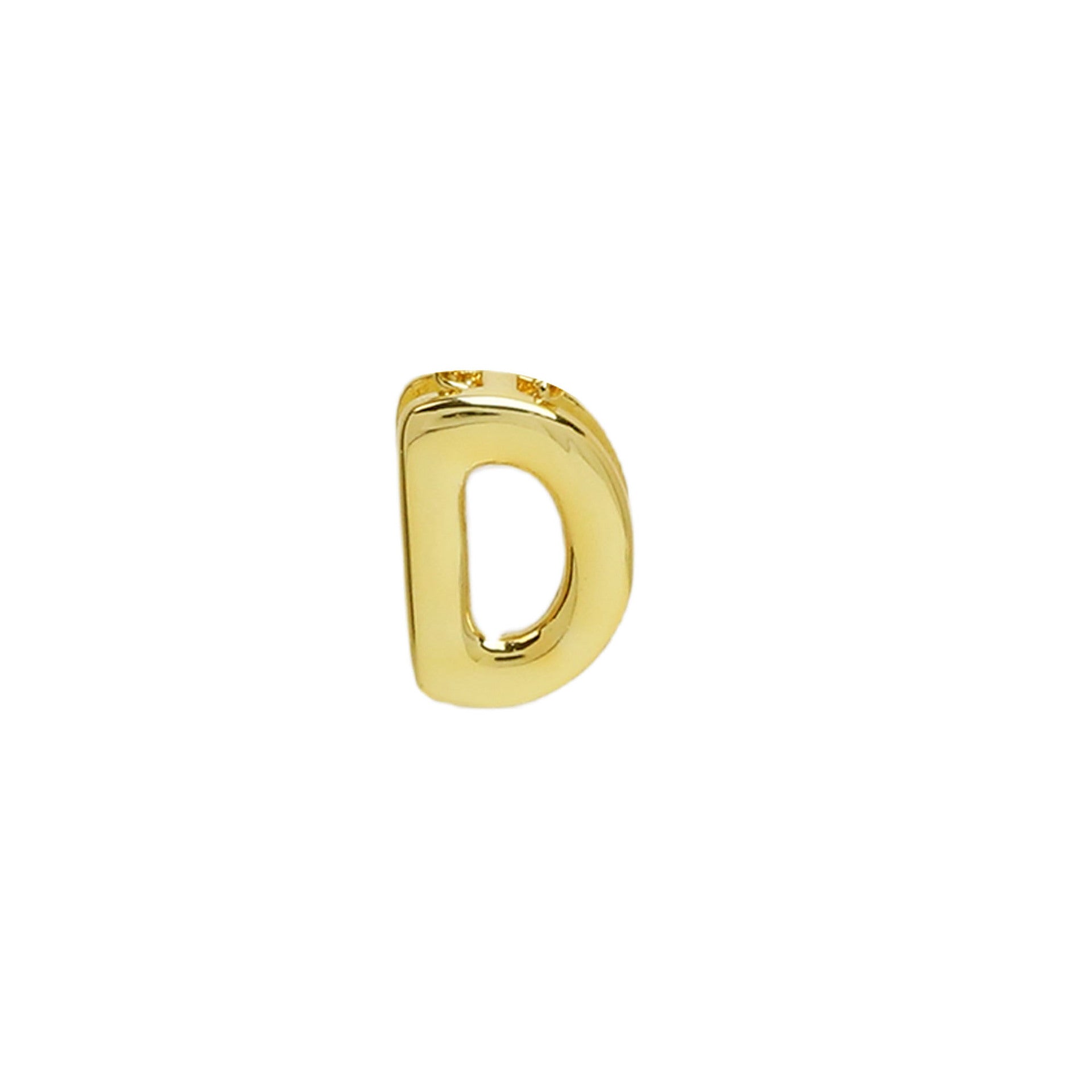 Rina Bubble Initial Charm - Gold D (Charm) [EGHYGTUU]