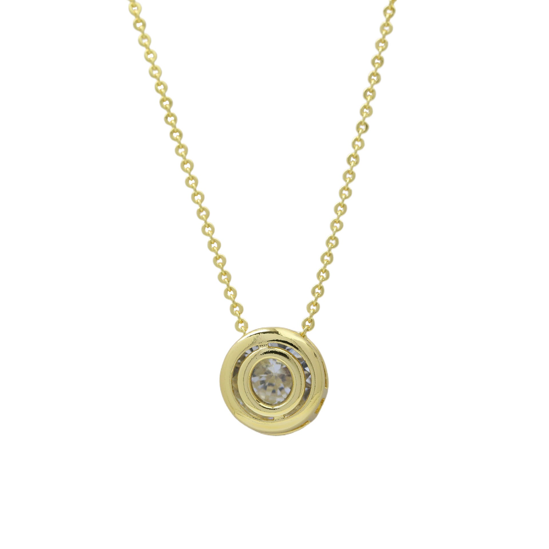 Gia Initial Pendant Necklace - O [6B5XQUOY]