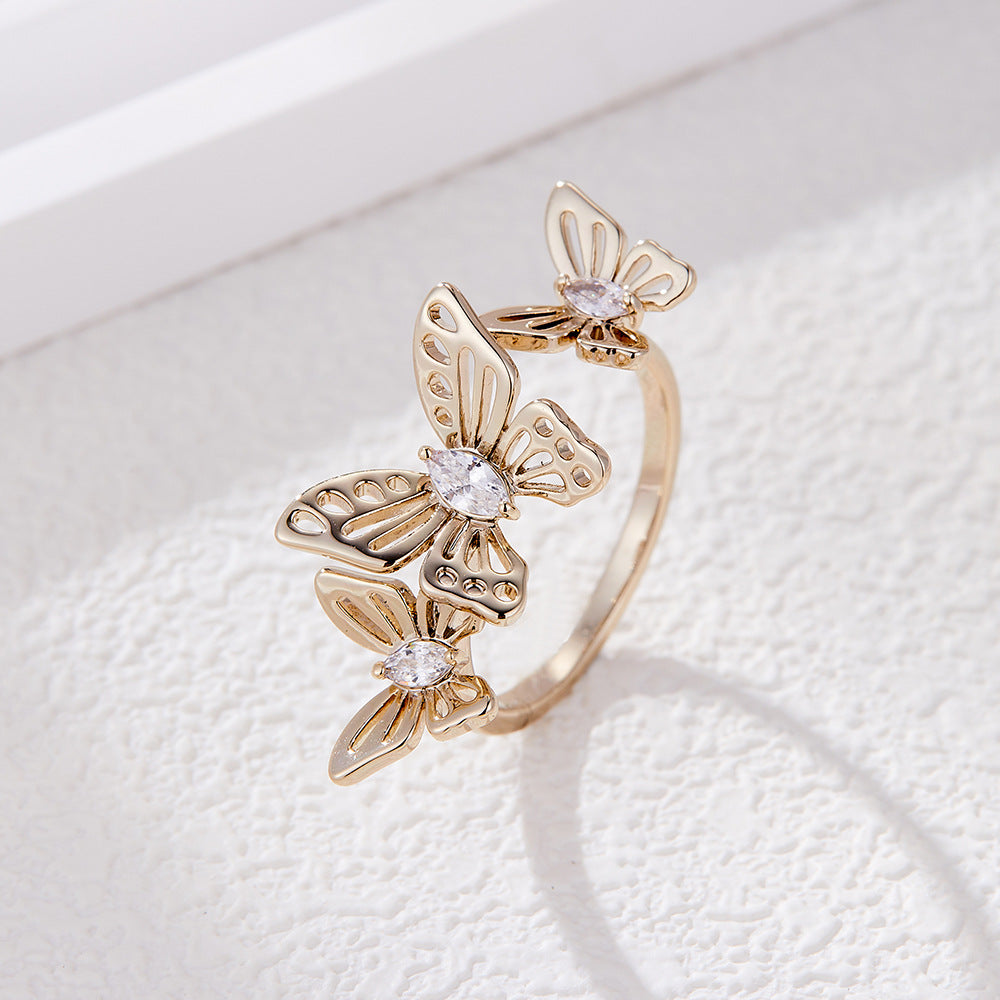 Angelique Butterfly Open Ring - R15237I999 [8PIYPQGY]