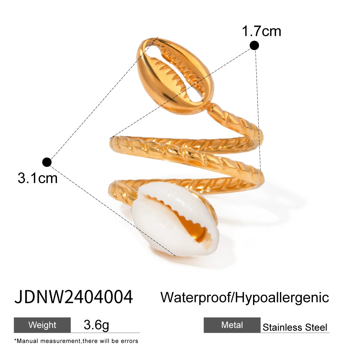 Arlynn Sculpted Open Ring - JDRW2407020 [HCO9YAE6]