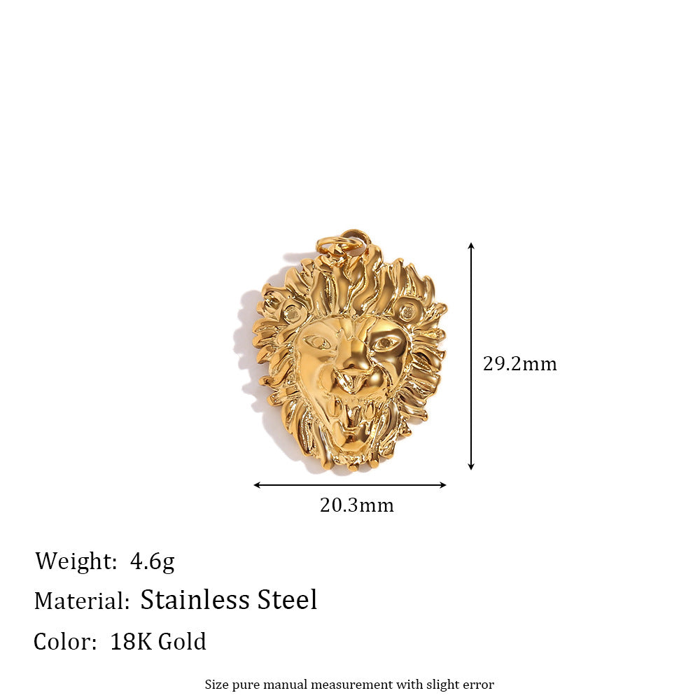 Kayce Geometric Charm Pendants - Lion King Pendant [9VI8TG82]