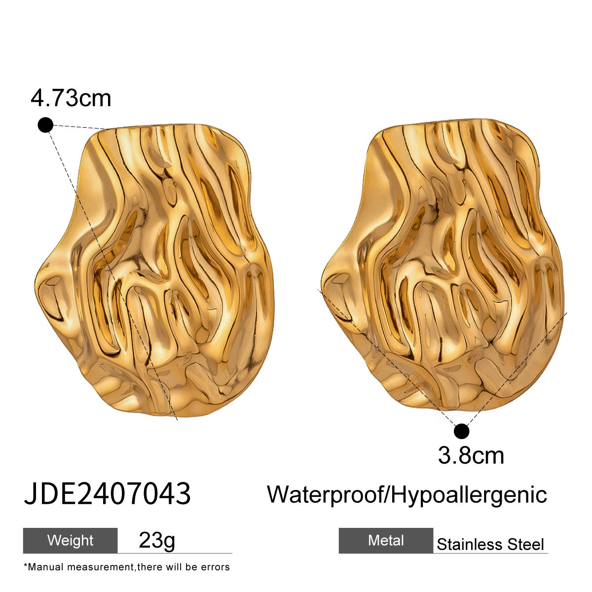 Timia Sculptural Mid-Century Earrings - JDE2407043 [IYIWHJ5N]