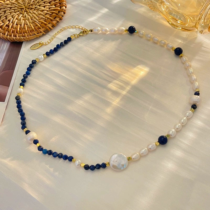 Sterling Baroque Pearl Necklace - 80079 Baroque Pearl Necklace [F10KE7XQ]