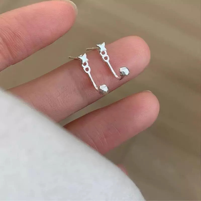 Zyah Starburst Stud Earrings - Star Stud Earrings