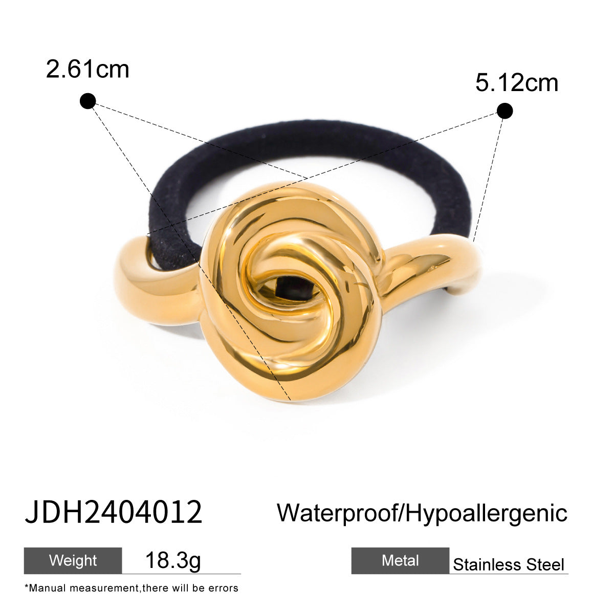 Aasiyah Sleek U-Shape Hair Tie - JDH2404012 [XR9X1C9M]