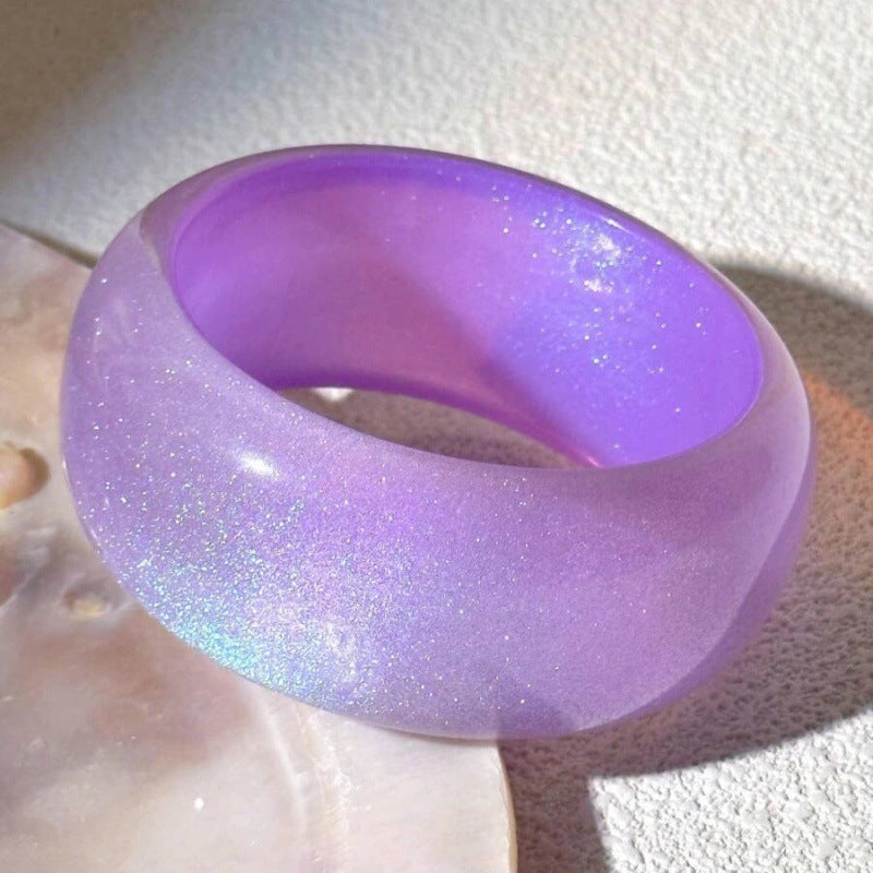 Jaziyah Irregular Colorful Resin Bracelet - D (Opaque) [WSCT14AU]