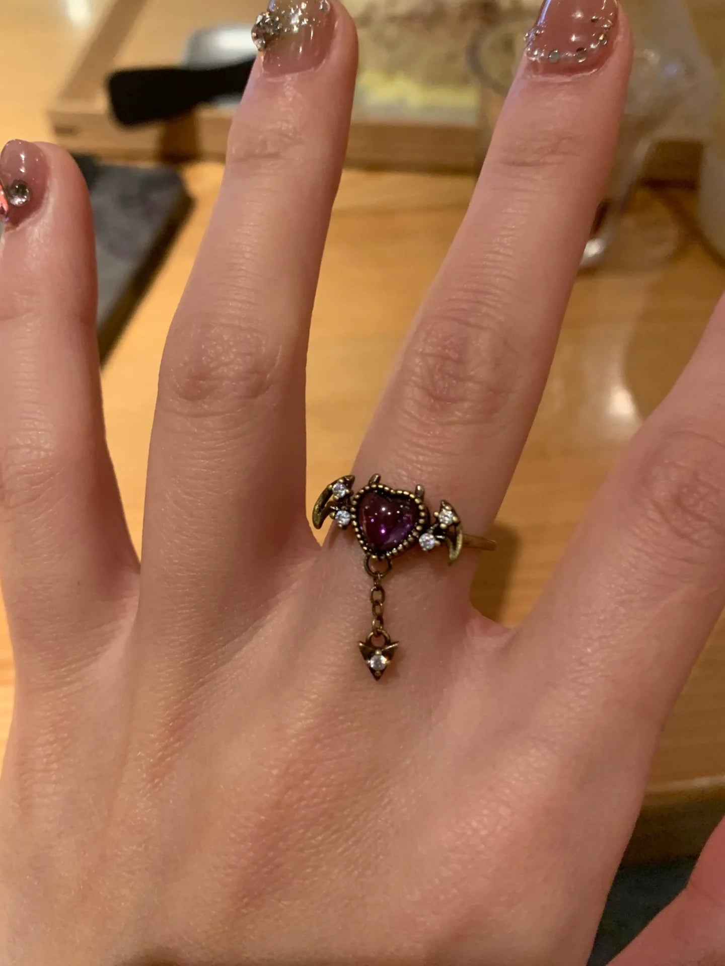 Mesa Vintage Stacking Rings - Purple Devil's Heart