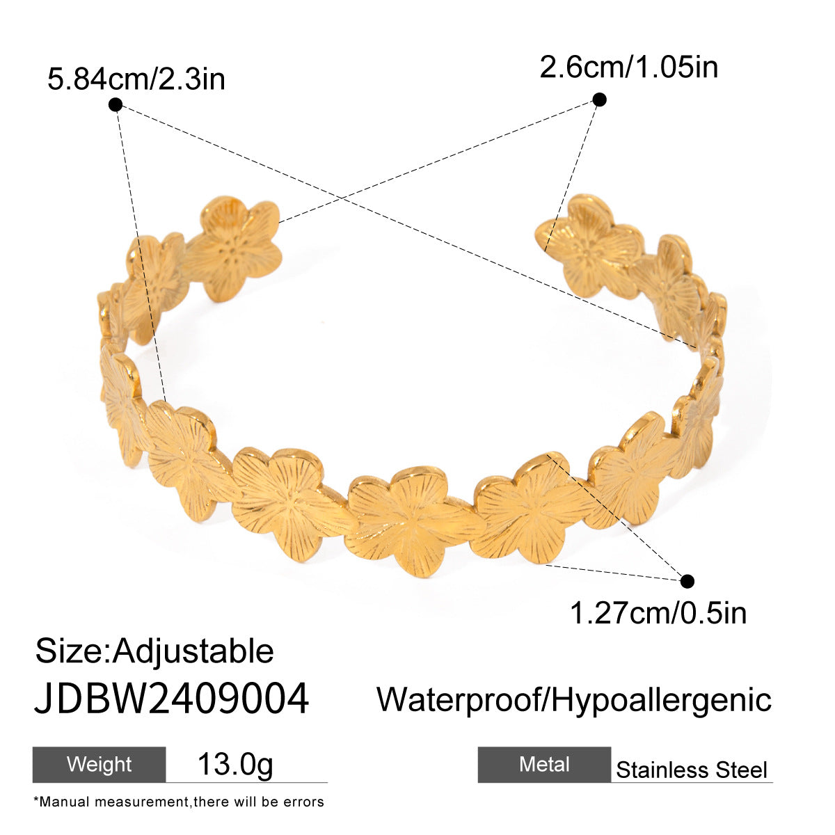 Saoirse Blossom Bracelet Ring Set - JDBW2409004【新品预售】 [67MCZLSX]