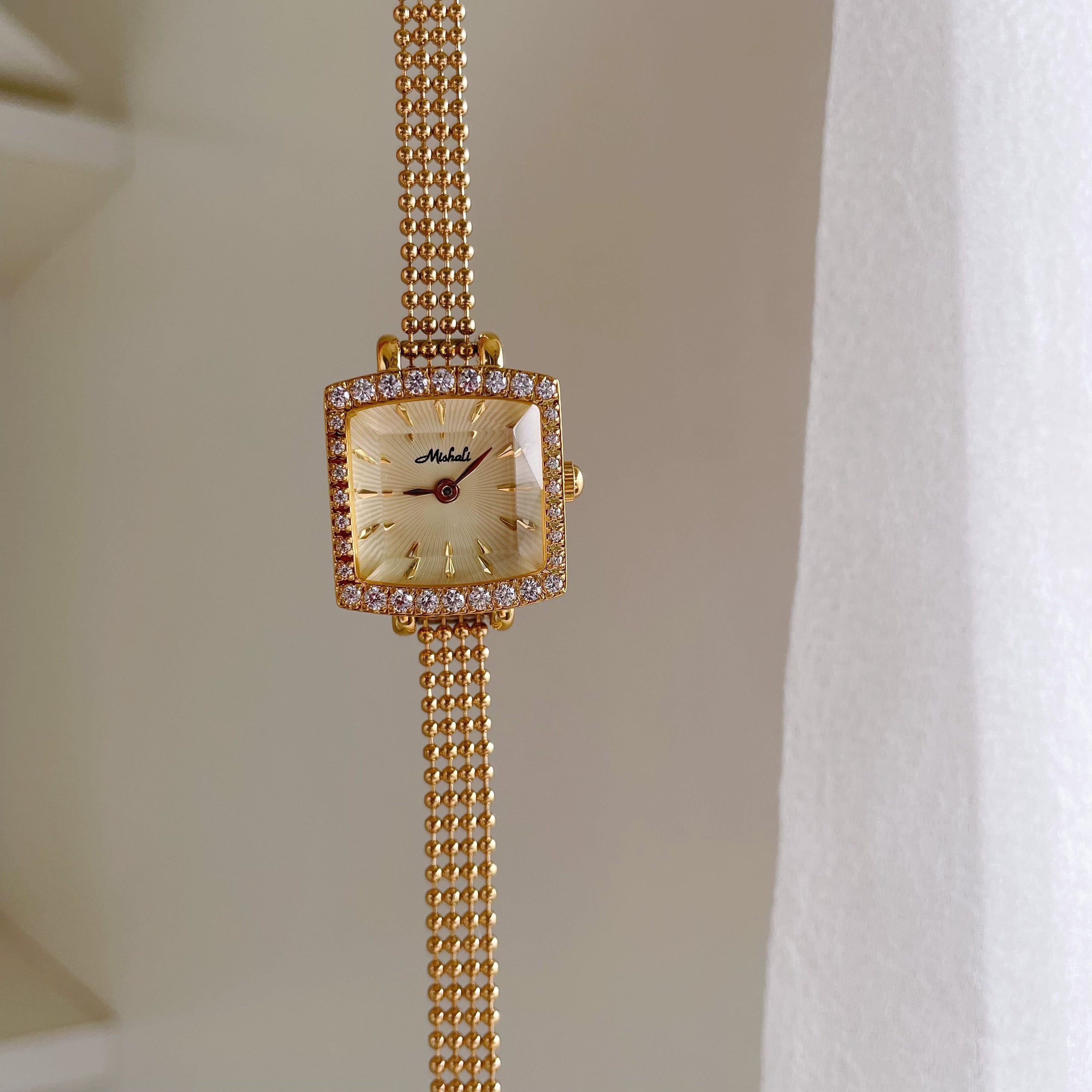 Landry Sugar Cube Bracelet Watch - Gold [7Y6GNQZD]