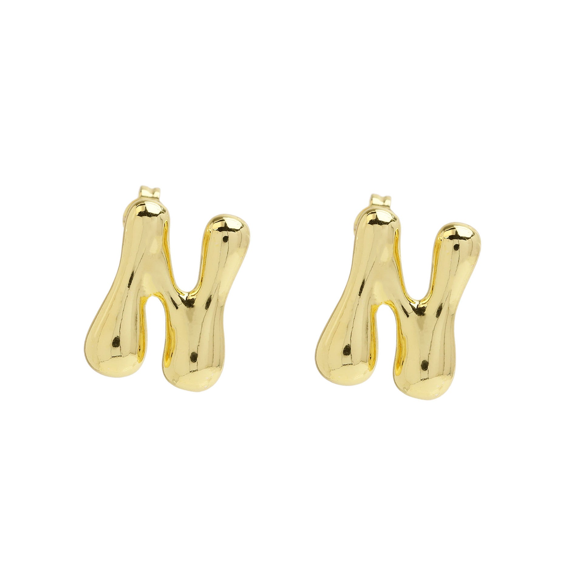 Kennedy Pave Initial Studs - N [ZRISUTSB]