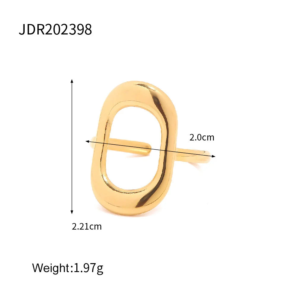 Marla Sculpted Open Ring - JDR202398