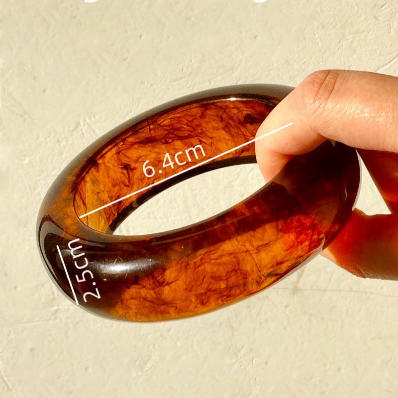 Marguerite Marbled Resin Bangle - D [WZEIW4I0]