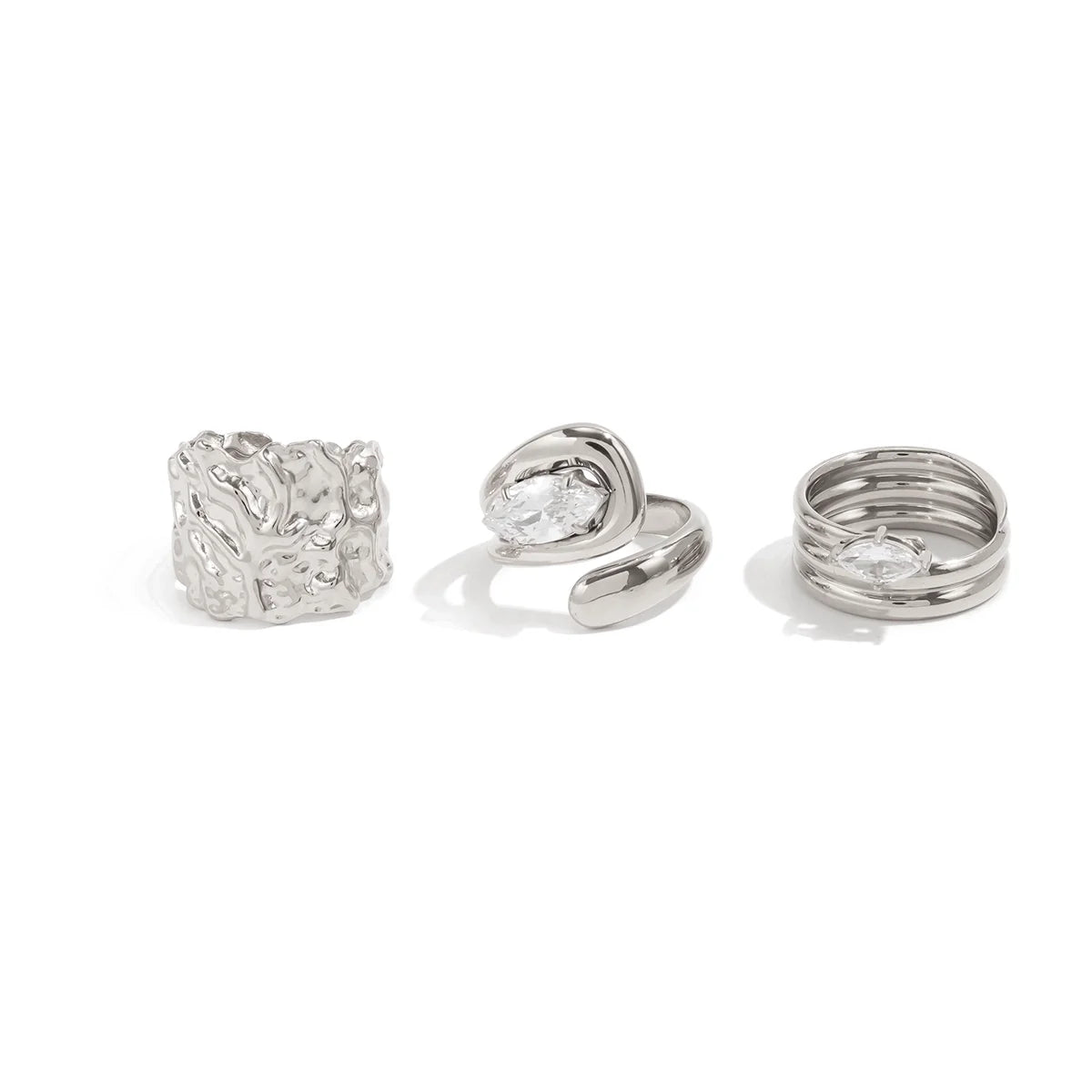 Westlynn Stackable Ring Set - Silver