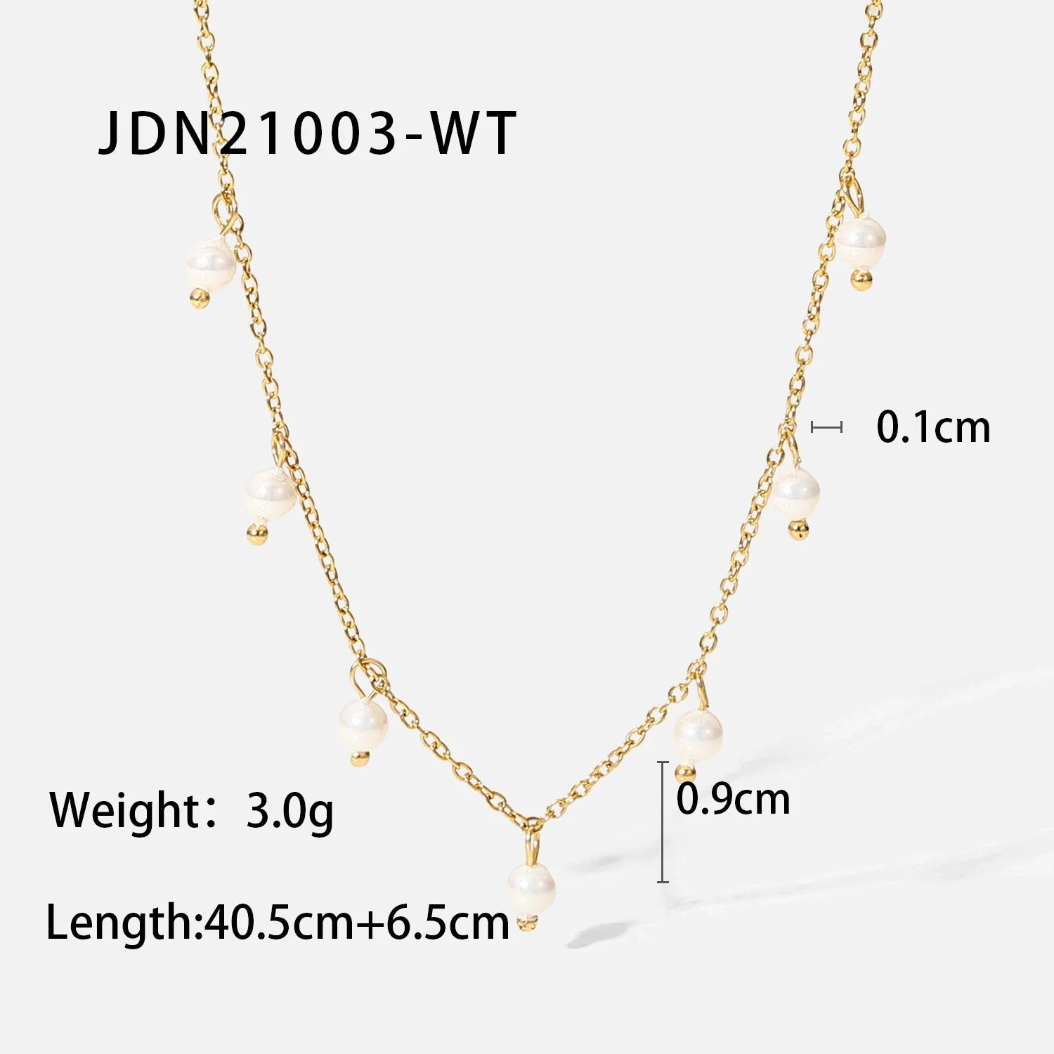 Gracee Pearl Tassel Layered Necklace - Gold