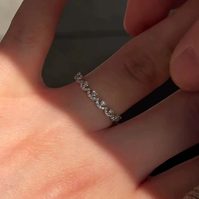 Echo Lace Stacking Ring - Non-silver Lace Ring Single [V86EICC0]