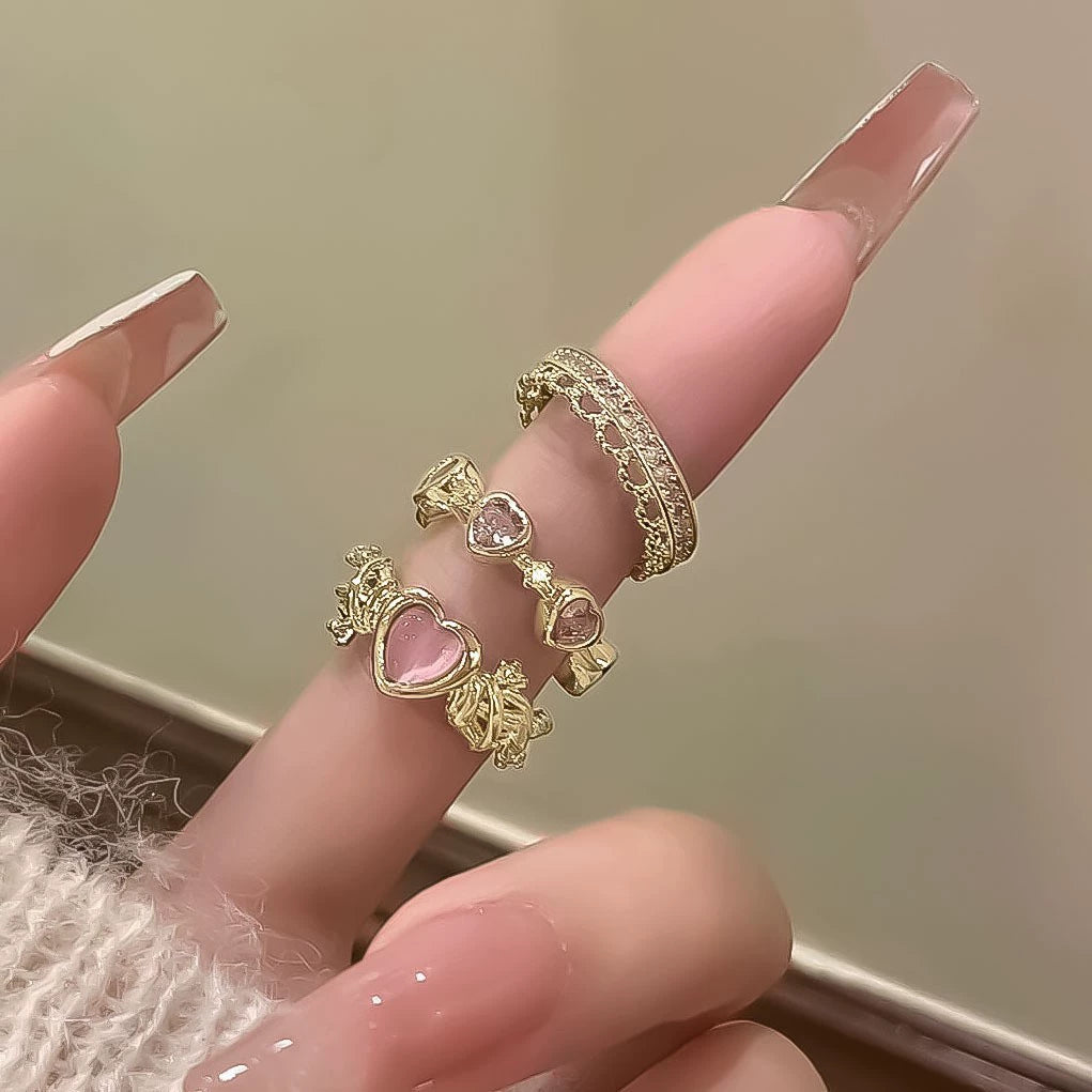 Talia Delicate Butterfly Ring Set - Style 6 [3WJLT40E]