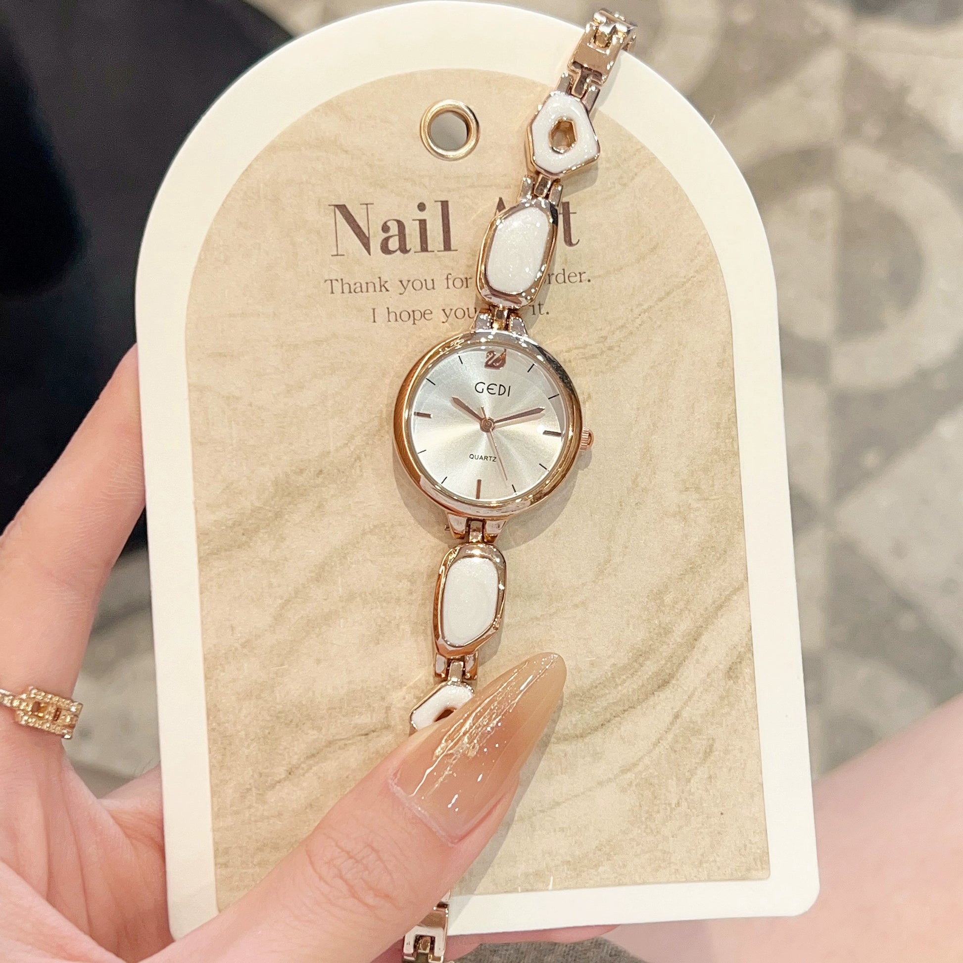 Abriella Elegant Bracelet Watch - Elegant White [TF3QJ6GX]