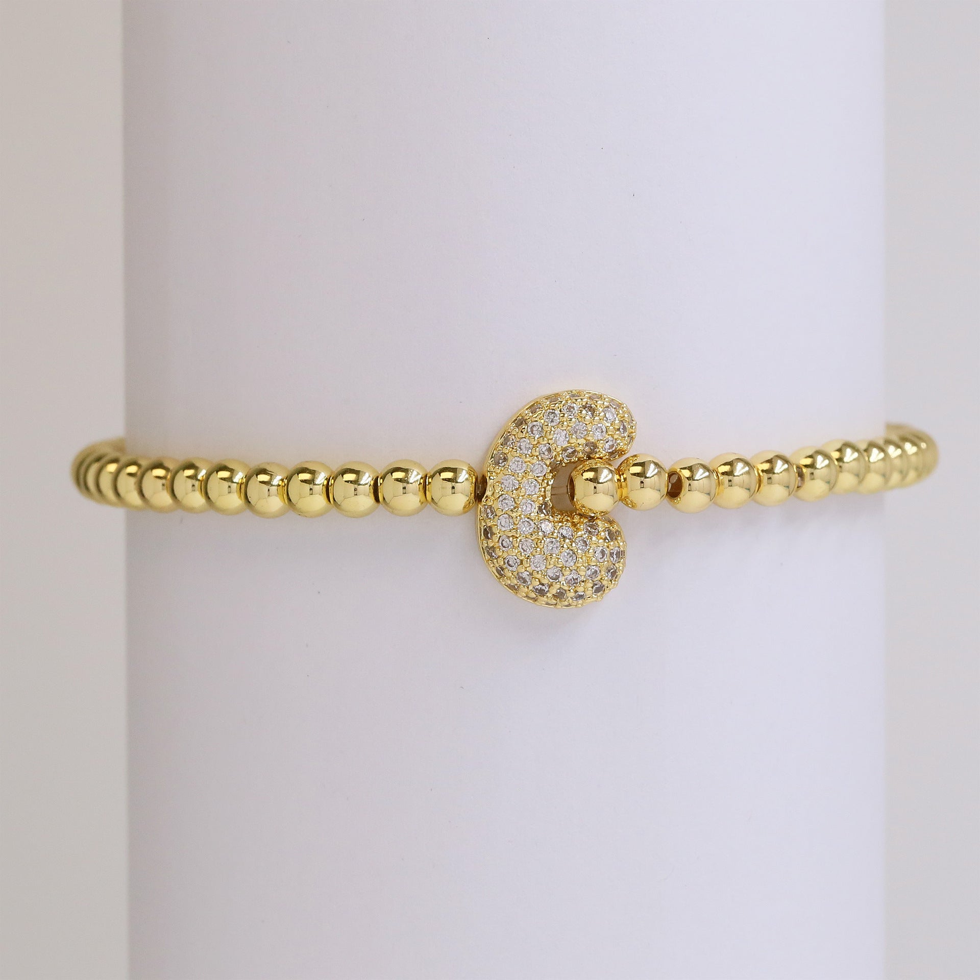 Jenesis Bubble Letter Bracelet - C [G1QIJ7GT]