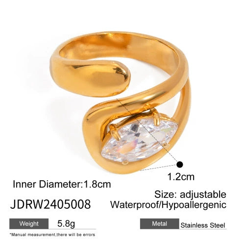 Emileigh Zircon Ring Set - Style JDRW2405008 [5PTBF19D]