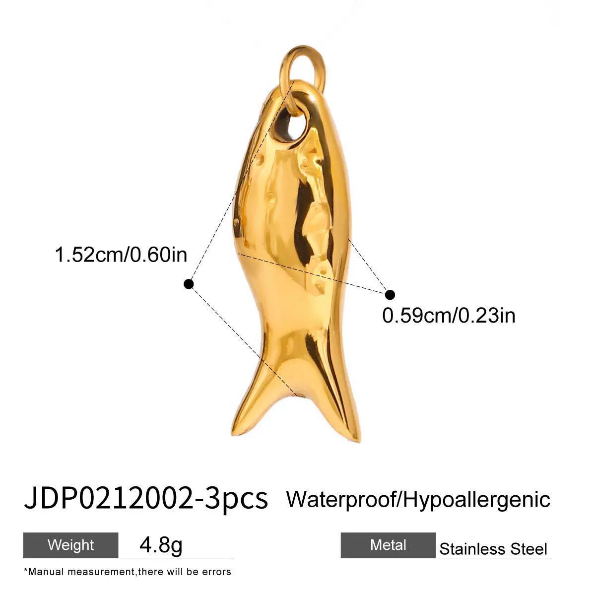 Kaylea Titanium Charm Pendants - JDP0212002-3pcs [1YVJOGUA]