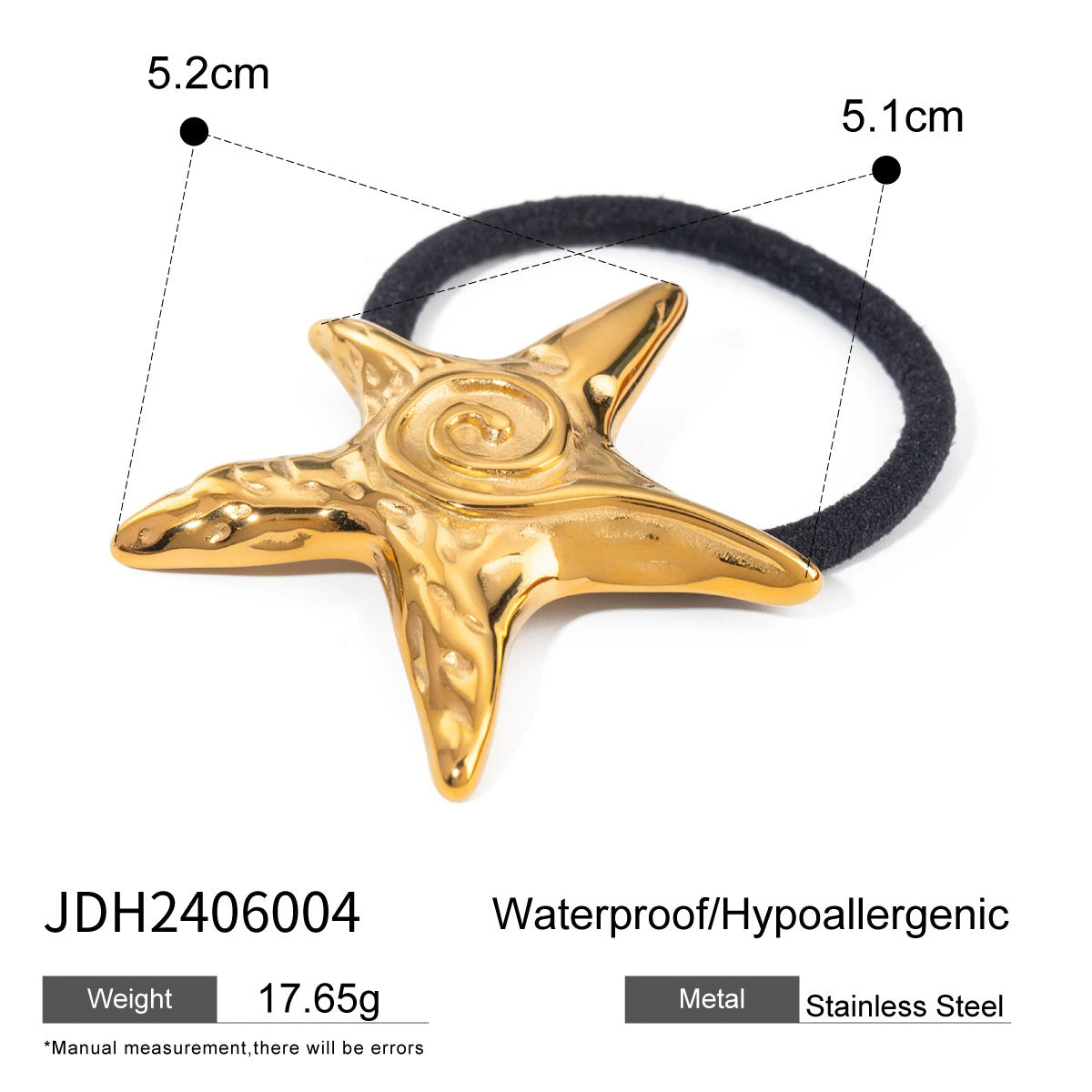 Harmony Sleek Metallic Hair Ties - JDH2406004 [KQ4MOKUA]