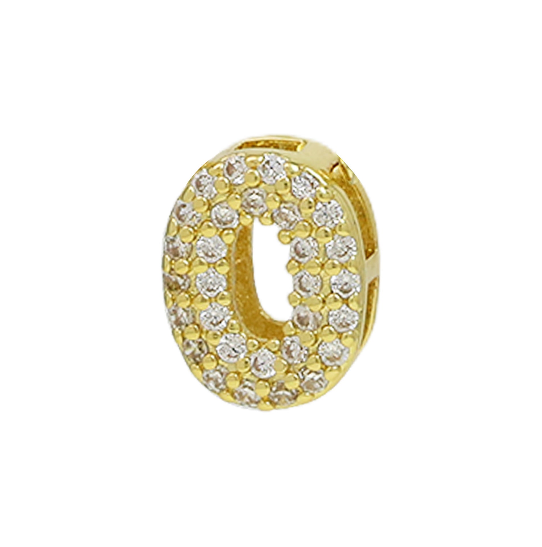 Adira Number Charm Necklace - Gold Number 0 [B5974GZM]