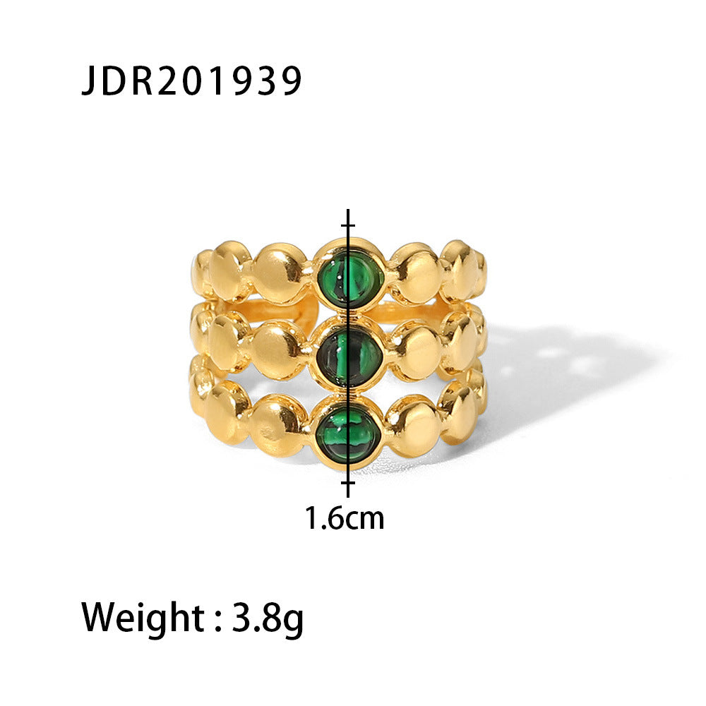 James Stainless Steel Statement Ring - JDR201939 [6VBFATHV]
