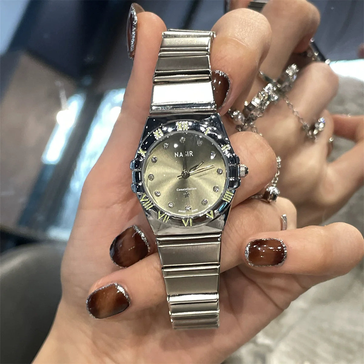 Noah Luxe Steel Watch - Green