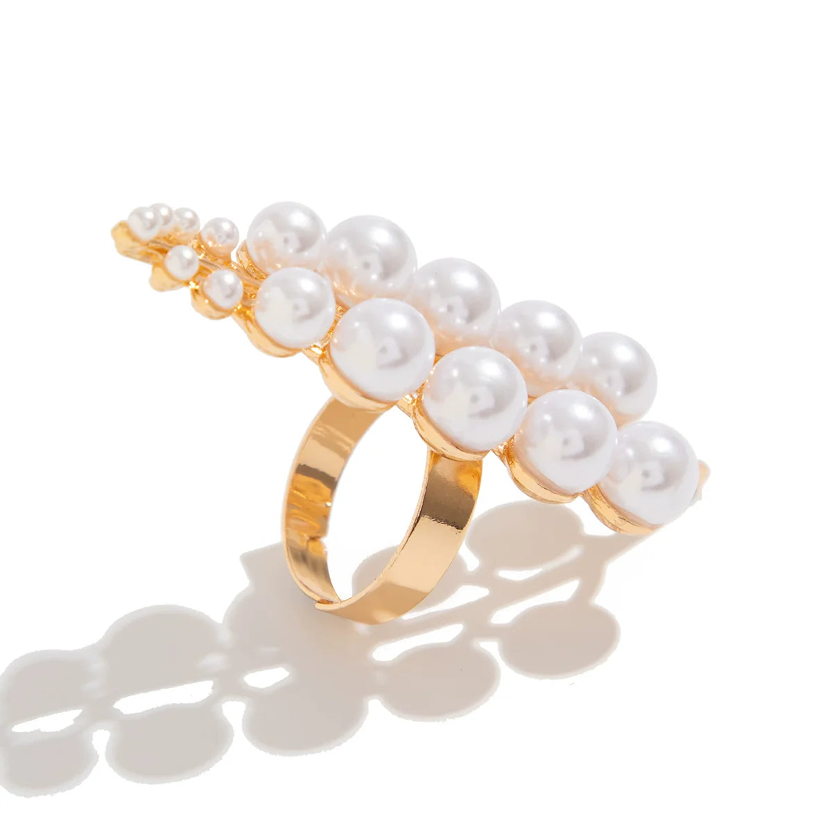 Cori Chic Pearl Ring - Branch Light Gold