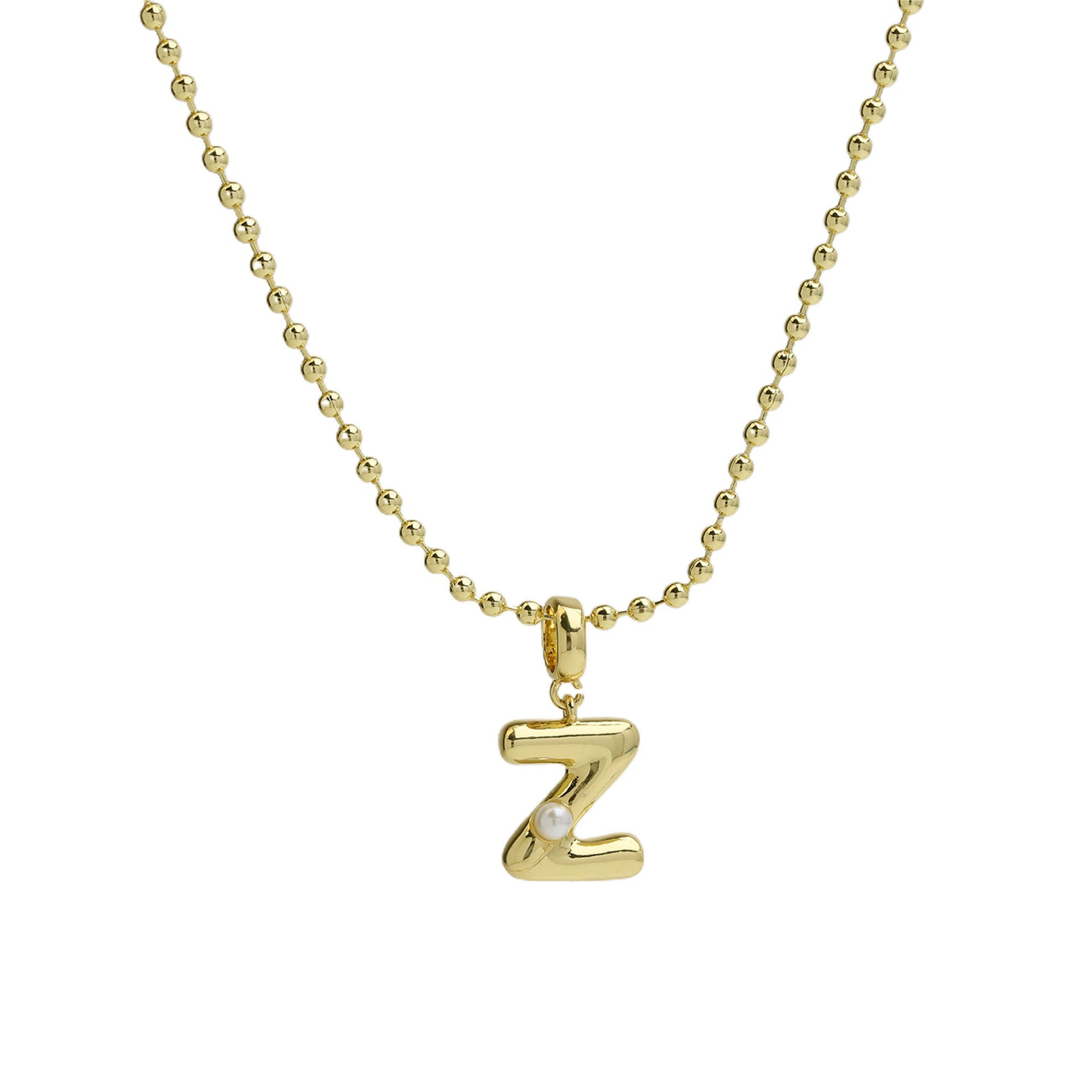 Savvy Bubble Initial Necklace - Letter Z [7998XJV8]