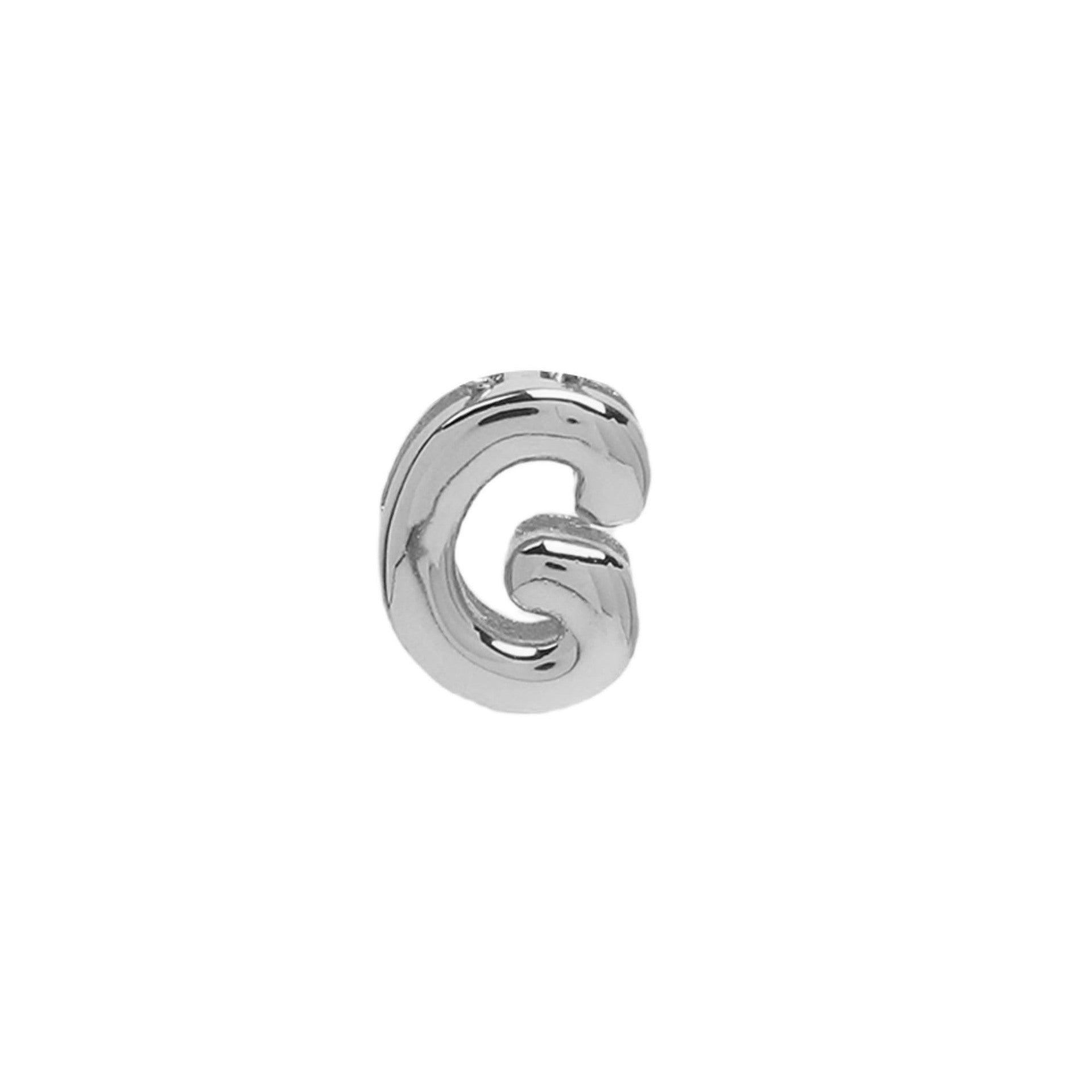 Rina Bubble Initial Charm - Platinum G (Charm) [VO50QK9D]