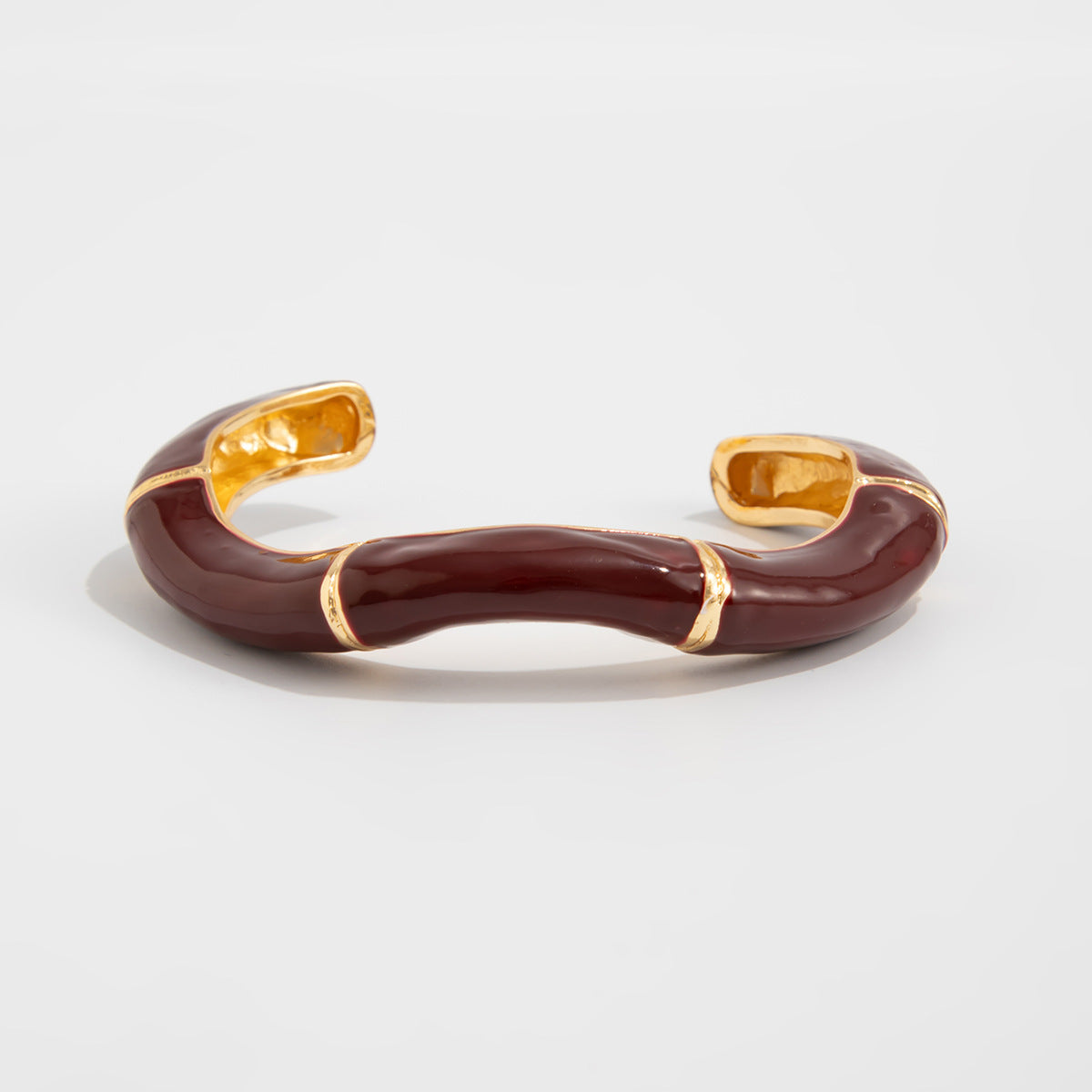 Bridget Snake Coil Bracelet - Gold & Red [ZWNXPNZ2]