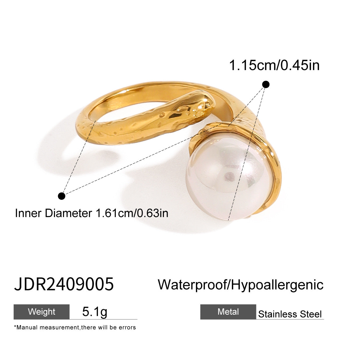 Janiah Pearl Stacking Rings - JDR2409005 [ULLKU5D0]