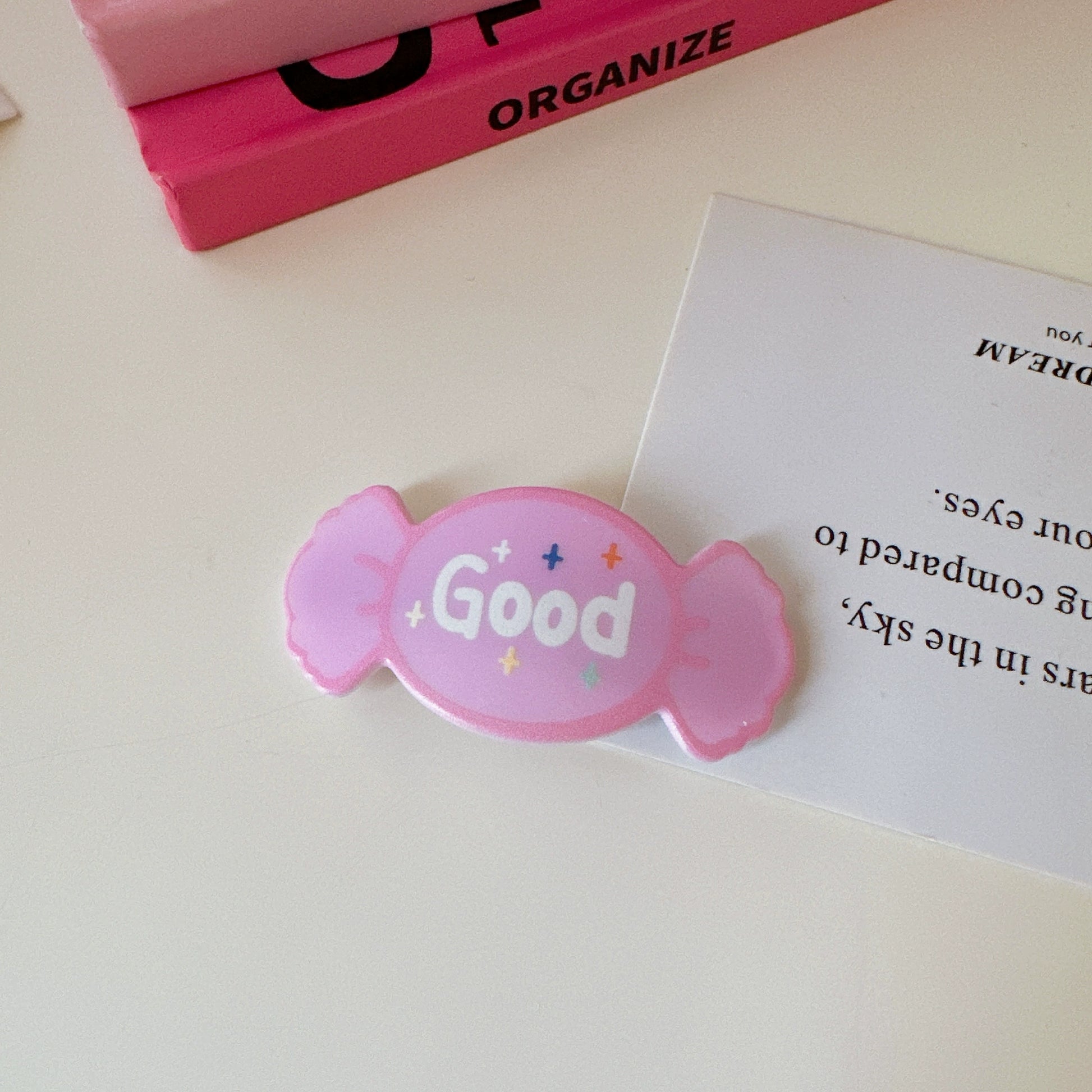 Mckenna Sweet Candy Hair Clips - Pink GOOD (Single) [VWZ8XT6B]