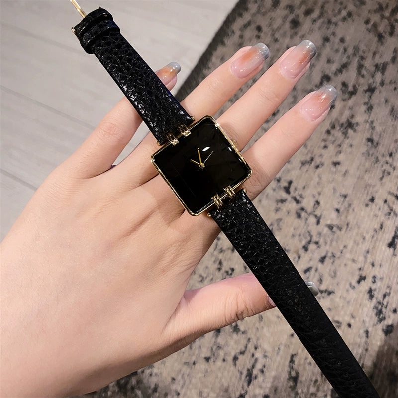Kalise Petite Square Watch - Black [913918V9]