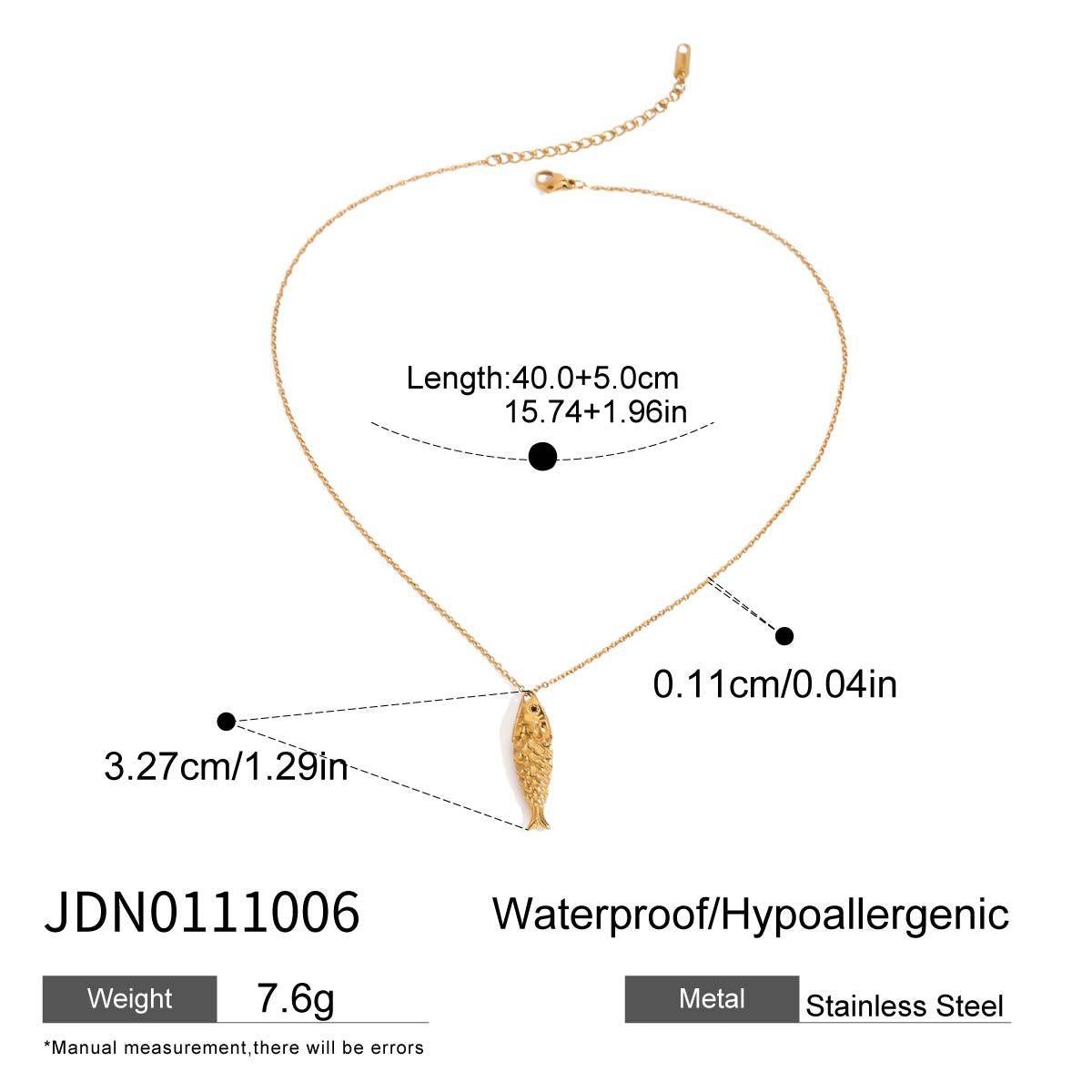 Haisley Titanium Geometric Necklace - JDN0111006 [LOU2TOHR]