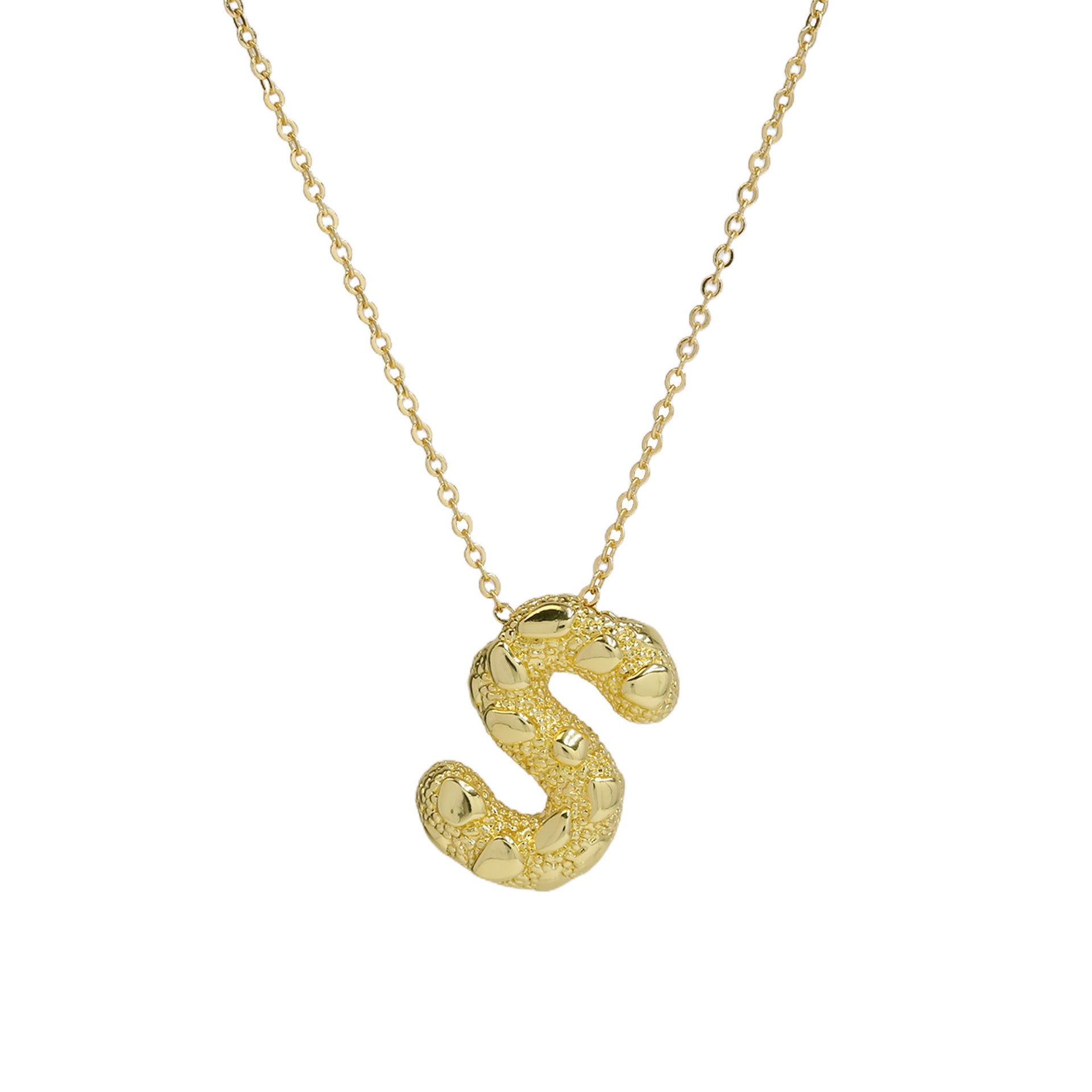 Akari Bubble Letter Necklace - S [4DXQQ0OM]