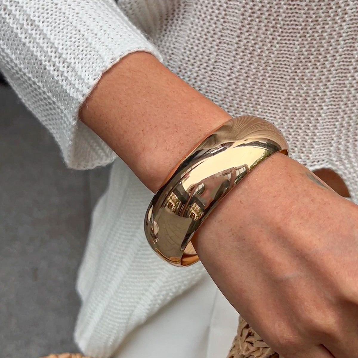 Loreal Irregular Statement Cuff - Gold [5RP1OBZG]