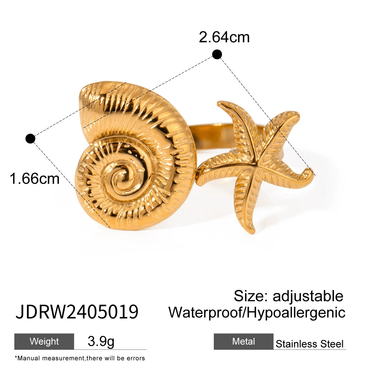 Kallie Stackable Ocean Ring Set - JDRW2405019 [8GT5PGP9]
