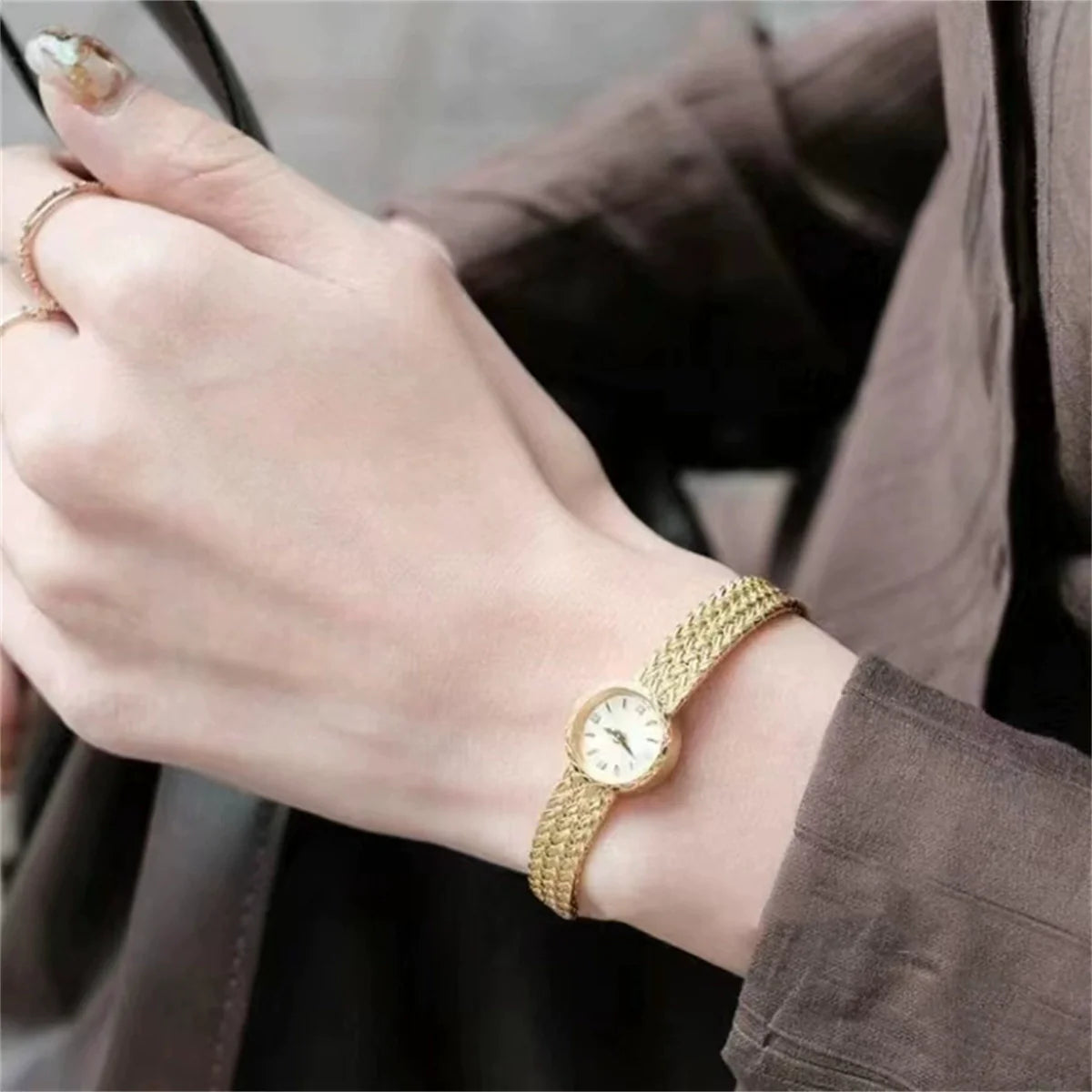 Leeana Petite Steel Watch - Gold